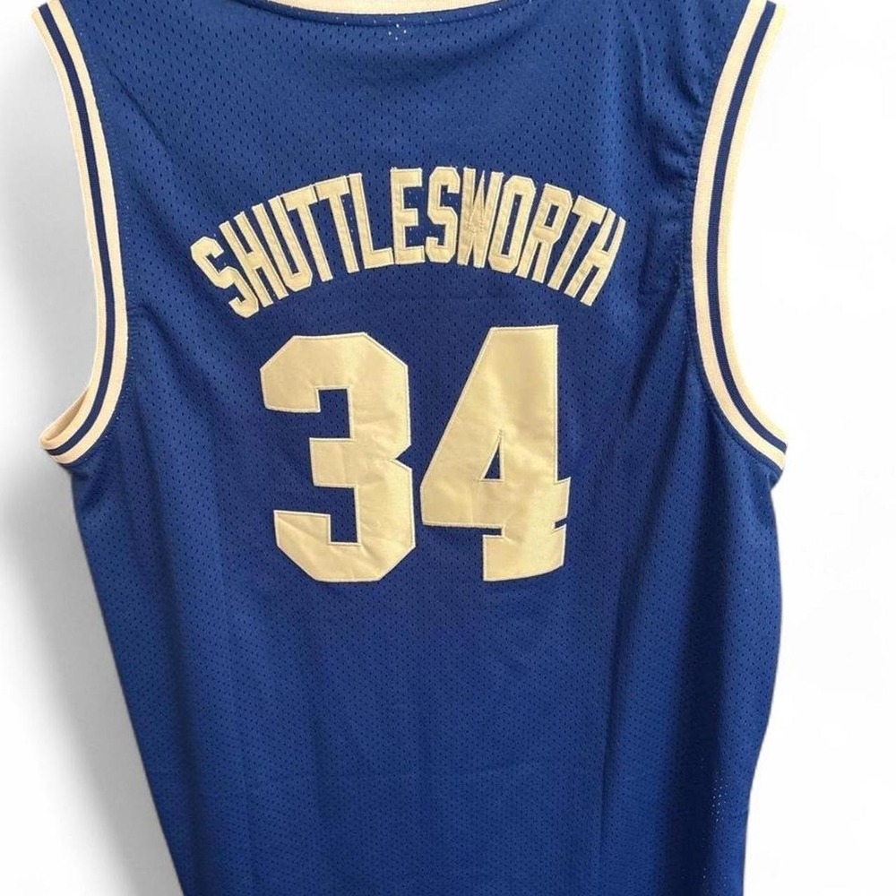 Masmig He Got Game Jesus Shuttlesworth Lincoln 34 Jersey Blue Mens XXL NWT